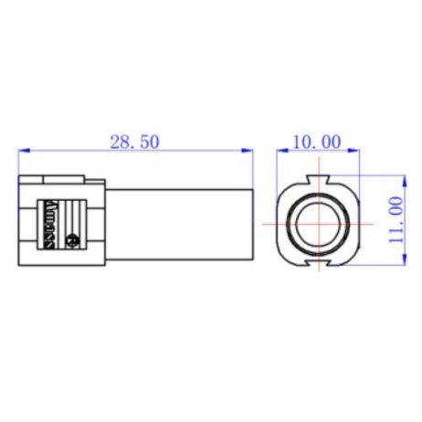 Amass XT150 Female Connector - XT150-F.G.BL