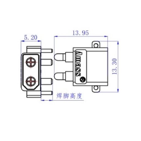 Amass-XT30PW30-Male-Connector-XT30PW-M30