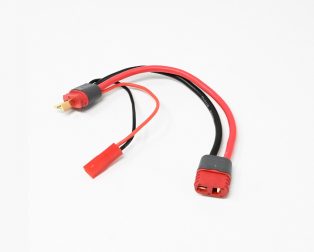 SafeConnect Nylon T-Connector Pair with JST Male In-line Power Adapter Cable