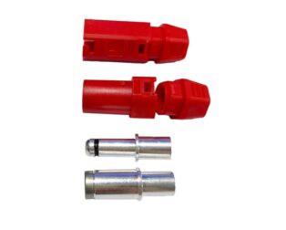 QS12H Single lock Anti spark Red Female Connector For Electric bicycle electric motor car Energy storage battery UAV Drone airplane