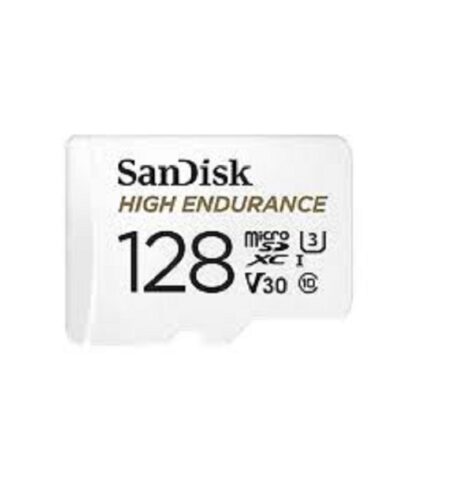 SanDisk V30 128GB High Endurance Video MicroSDHC Card with Adapter