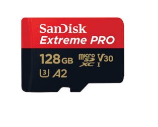 SanDisk V30 Extreme Pro 128GB microSDXC Card with 200MB/s Read, 90MB/s Write