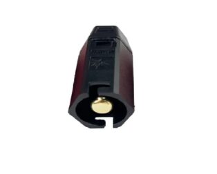 QS10H Single lock Anti spark Black Male Connector