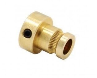 Drive Gear Copper Extruder Pulley Bore 5mm Feeder Wheel 3.0mm Filament Part