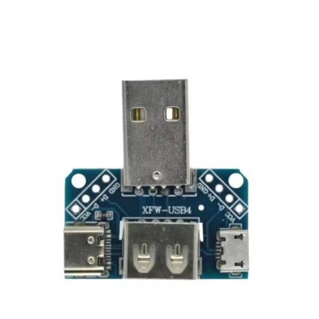 USB Male Connector USB Male to Micro Type-c Female XY-USB4