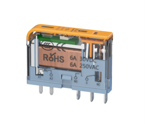 LBJ6A-11-LANBOO-Ultrathin Type Intermediate Relay(DC12V,6A,1NO1NC)