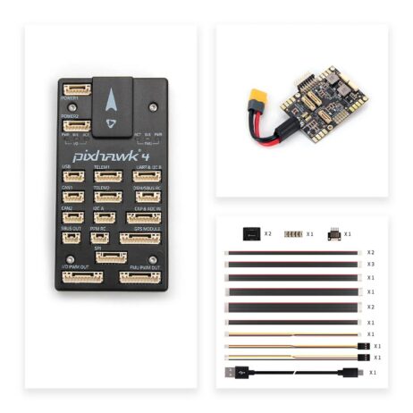 Holybro Pixhawk 4(aluminum case)&PM07 14S &M9N GPS Set