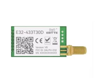 EBYTE E32-433T30D-V8 LoRa 433MHz UART IoT Long Range Wireless Transceiver Transmitter Receiver EBYTE E32-433T30D V8 Module 1W SMA Antenna