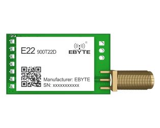 EBYTE E22-900T22D-V2 SX1262 LoRa 868MHz Wireless Module UART 22dBm 5km Long Range FEC SMA-K Antenna RF Wireless Transmitter