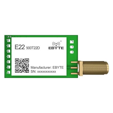 EBYTE E22-900T22D-V2 SX1262 LoRa 868MHz Wireless Module UART 22dBm 5km Long Range FEC SMA-K Antenna RF Wireless Transmitter