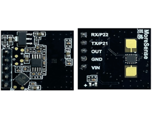 MORESENSE 26GHz Micro-Motion Detection Ultrasonic Sensor MS24-2020D58M4-CW Range 8m